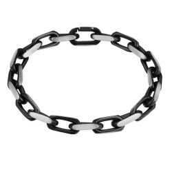 True Rebels Bransoletka Stal nierdzewna Czarny Bransoletki 1 ct Męskie. Czarne biżuteria dla mężczyzn True Rebels, z materiału, ze stali. Za 199.99 zł.