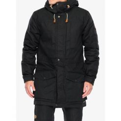 Kurtka ocieplana męska Fjallraven Singi Wool Padded Parka. Czarne parki męskie Fjällräven, m, bez wzorów, bez kaptura. Za 2,382.99 zł.