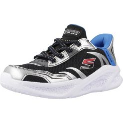 Buty SKECHERS METEOR-LIGHTS Czarny. Czarne buty trekkingowe męskie Skechers, bez wzorów, z syntetyku, bez zapięcia, trekkingowe, skechers sport. Za 259.99 zł.