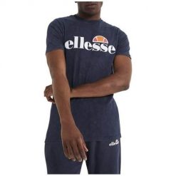 Koszulka sportowa męska Ellesse Prado. Niebieskie t-shirty sportowe męskie Ellesse, l, bez wzorów, z bawełny, sportowe, bez ramiączek. Za 134.00 zł.