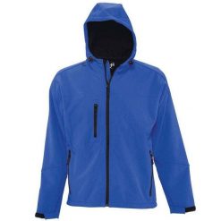 Męska Kurtka Soft Shell Replay Z Kapturem. Niebieskie kurtki męskie SOL'S, m, bez wzorów, sportowe, bez ramiączek, z kapturem. Za 281.99 zł.