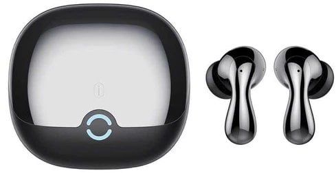 WiWU - Słuchawki bezprzewodowe TWS T32 z funkcją ANC - czarne. Czarne słuchawki bluetooth WiWU. Za 60.07 zł.