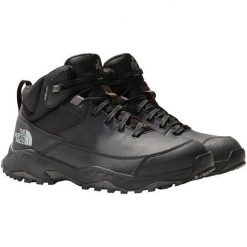 Buty turystyczne męskie The North Face M Storm Strike III WP. Czarne buty trekkingowe męskie The North Face, bez wzorów, sportowe, bez obcasa, bez zapięcia. Za 482.00 zł.