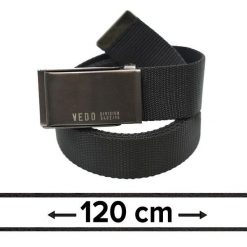 Pasek Materiałowy, Czarny 120 cm, Militarny Solidny, Klamra Zamykana Manualnie -Pako Jeans. Czarne paski męskie Pako Jeans, bez wzorów, z jeansu, klasyczne. Za 45.00 zł.