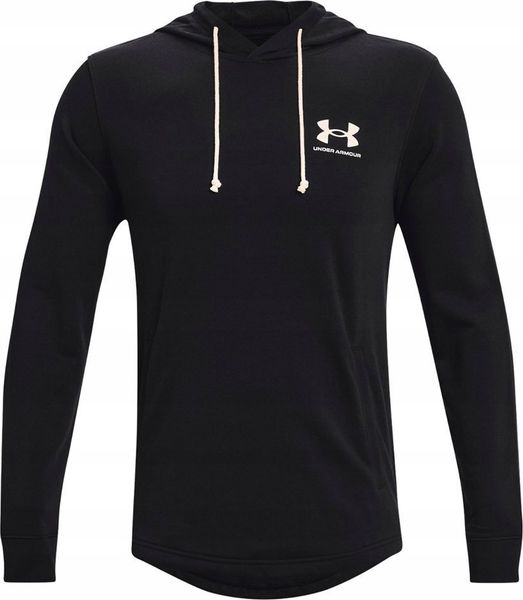 Under Armour Bluza męska Under Armour UA Rival Terry LC HD czarna 1370401 001 XL. Czarne bluzy nierozpinane męskie Under Armour, m, bez wzorów, bez ramiączek, bez kaptura. Za 119.00 zł.