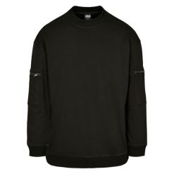 Bluza Urban Classics training terry crew. Czarne bluzy nierozpinane męskie Urban Classics, m, bez wzorów, bez ramiączek, bez kaptura. Za 206.00 zł.