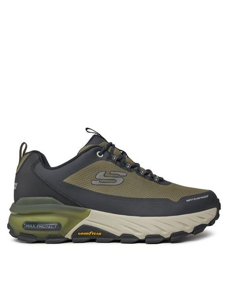 Skechers Sneakersy Max Protect Fast Track 237304/OLBK Zielony. Zielone buty sportowe na co dzień męskie Skechers, m, bez wzorów, z materiału, bez ramiączek, bez kaptura. Za 429.99 zł.
