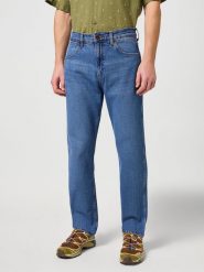 MESKIE SPODNIE WRANGLER FRONTIER FULL HOUSE 112341442. Jeansy męskie Wrangler, bez wzorów, z jeansu. Za 219.99 zł.