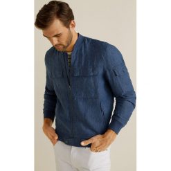 Mango Man - Kurtka Bono. Szare kurtki męskie Mango Man, z bawełny, z krótkim rękawem. Za 269.90 zł.