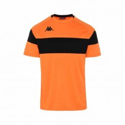Jersey Kappa Dareto. Brązowe t-shirty sportowe męskie Kappa, bez wzorów, z jersey, sportowe, bez ramiączek. Za 103.40 zł.
