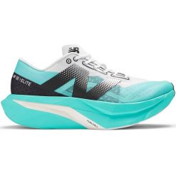 Buty męskie New Balance FuelCell SC Elite V4 MRCELCT4 – niebieskie. Niebieskie buty do biegania męskie New Balance, bez wzorów, z dzianiny, bez zapięcia, do biegania. Za 799.99 zł.