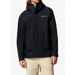 Kurtka przeciwdeszczowa Columbia Street Heights Shell Jacket. Czarne buty trekkingowe męskie Scarpa, m, bez wzorów, sportowe, bez ramiączek, bez kaptura. Za 960.69 zł.