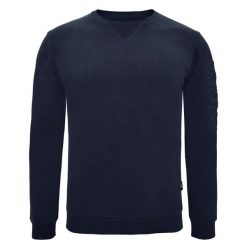 Bluza z bawełny Guros Play. Niebieskie bluzy nierozpinane męskie ELPLAYER, bez wzorów, z bawełny, sportowe, bez ramiączek, bez kaptura. W wyprzedaży za 91.00 zł.