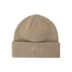 Czapka Fila Cella. Brązowe czapki męskie Fila, na zimę, bez wzorów, sportowe. Za 100.47 zł.
