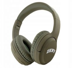 Słuchawki DKNY Wireless Headphone PU Leather Arch Logo Green. Zielone słuchawki bluetooth DKNY. Za 73.95 zł.