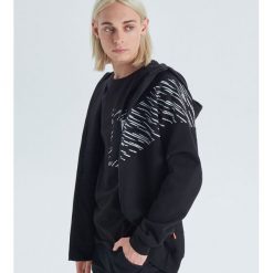 Rozpinana bluza z kolekcji Modular - Czarny. Bluzy rozpinane męskie marki Cropp. W wyprzedaży za 99.99 zł.