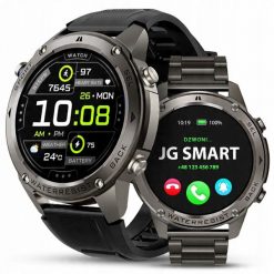 ZEGAREK SMARTWATCH MĘSKI WODOODPORNY ROZMOWY MENU PL SPORT GPS SMART WATCH. Zegarki męskie JG Smart. Za 319.99 zł.