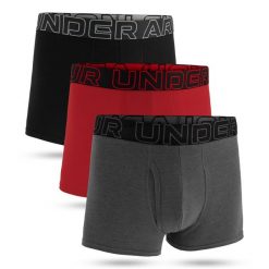 Majtki męskie bokserki sportowe Under Armour Perf Cotton 3-PAK. Czerwone bokserki męskie Under Armour, m, bez wzorów. Za 272.99 zł.