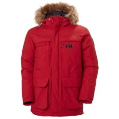 Parka Helly Hansen Nordsjo. Czerwone parki męskie Helly Hansen, na zimę, m, bez wzorów, bez kaptura. W wyprzedaży za 1,495.45 zł.