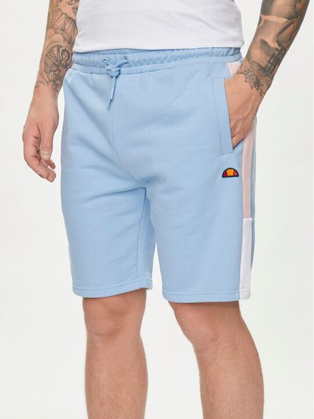 Ellesse Szorty sportowe Turi SHR17435 Niebieski Regular Fit. Niebieskie szorty sportowe męskie Ellesse, bez wzorów, z bawełny, sportowe. Za 129.99 zł.