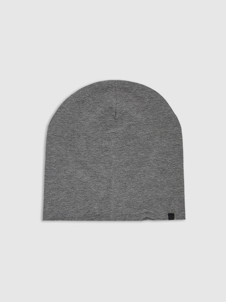 4F Czapka beanie uniseks - szara Uniwersalny. Szare czapki męskie 4f, na zimę, z aplikacjami, z bawełny, klasyczne. Za 39.99 zł.