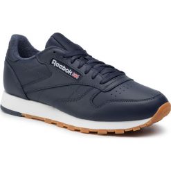 Buty Reebok - Cl Leather Mu DV7170 Heritage Navy/White. Niebieskie buty sportowe na co dzień męskie Reebok, bez wzorów, z materiału, klasyczne, bez ramiączek. Za 329.00 zł.