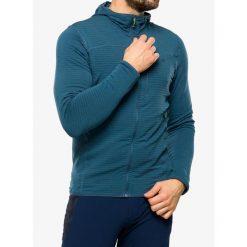 Bluza z kapturem męska Rab Ascendor Light Hoody. Niebieskie bluzy z kapturem męskie RAB, m, bez wzorów, z kapturem. Za 349.99 zł.