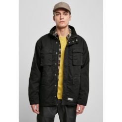 Kurtka Urban Classics Big M-65. Czarne kurtki męskie Urban Classics, m, bez wzorów, bez ramiączek, bez kaptura. Za 304.50 zł.