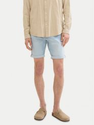 Tom Tailor Denim Szorty jeansowe 1040209 Niebieski Regular Fit. Niebieskie szorty męskie Tom Tailor Denim, bez wzorów, z bawełny. Za 189.99 zł.