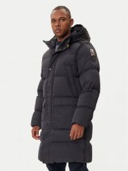 Parajumpers Płaszcz zimowy Long Bear 25WMPMPUHF04 Czarny Regular Fit. Czarne płaszcze męskie Parajumpers, na zimę, m, bez wzorów, z syntetyku, bez kaptura. Za 4,259.00 zł.