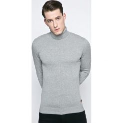 Blend - Sweter. Szare swetry męskie marki Blend, z bawełny, z golfem, z krótkim rękawem. W wyprzedaży za 99.90 zł.