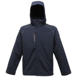 Męski Softshell Repeller Professional. Niebieskie kurtki softshell męskie Regatta, m, bez wzorów, z softshellu, bez kaptura, trekkingowe. Za 390.99 zł.