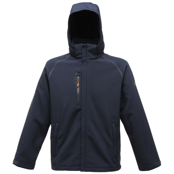Męski Softshell Repeller Professional. Niebieskie kurtki softshell męskie Regatta, m, bez wzorów, z softshellu, bez kaptura, trekkingowe. Za 412.99 zł.