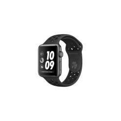 Smartwatch Apple Watch Nike+ GPS 38mm koperta z aluminium w kolorze gwiezdnej szarości z paskiem sportowym Nike w kolorze antracytu/czarnym. Zegarki smartwatch marki Apple. Za 1,349.00 zł.
