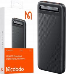 Powerbank Mcdodo Power Bank Mcdodo MC-3881 Digital Display 10000mAh, 22.5W do D (czarny). Czarne powerbanki Mcdodo. Za 73.80 zł.