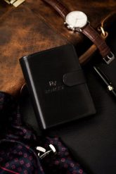 Rovicky Portfel męski ze skóry naturalnej wyposażony w system RFID - Rovicky NoSize. Portfele męskie ROVICKY, bez wzorów, ze skóry. Za 129.01 zł.