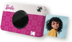 Kodak PRINTOMATIC Barbie Instant Print Camera, 2x3'', Pink. Aparaty kompaktowe Kodak. Za 537.33 zł.