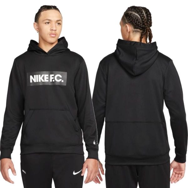 Bluza sportowa męska Nike FC Libero Dri-Fit treningowa kangurka z kapturem. Czarne bluzy nierozpinane męskie Nike, m, bez wzorów, z dresówki, z kapturem. Za 147.00 zł.