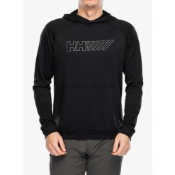 Bluza z kapturem męska Helly Hansen LIFA Tech Lite Hoodie. Czarne bluzy nierozpinane męskie Helly Hansen, m, bez wzorów, z kapturem. Za 234.99 zł.
