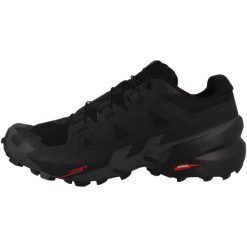 Obuwie do Biegania dla Dorosłych Góra Salomon Speedcross 6 Czarny. Czarne buty do biegania męskie Salomon, bez wzorów, z materiału, bez zapięcia, do biegania, salomon speedcross. Za 549.00 zł.