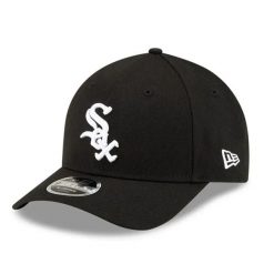 Czapka baseballowa Chicago White Sox. Czarne czapki męskie New Era, bez wzorów. Za 231.50 zł.