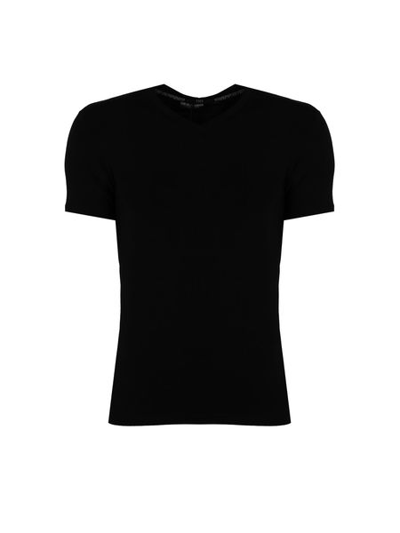 Emporio Armani T-shirt "C-neck" | 1120103 F511 | Mężczyzna | Czarny. Czarne t-shirty męskie Emporio Armani, l, bez wzorów, z elastanu, bez kołnierzyka, bez ramiączek. W wyprzedaży za 239.00 zł.