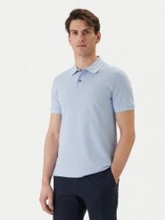 BOSS Polo Pallas 50553564 Błękitny Regular Fit. Niebieskie koszulki polo męskie Boss, m, bez wzorów, z bawełny, bez kołnierzyka, bez ramiączek. Za 499.99 zł.