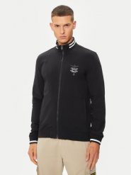Aeronautica Militare Bluza 241FE1756F459 Czarny Regular Fit. Czarne bluzy rozpinane męskie Aeronautica Militare, l, bez wzorów, z bawełny, bez ramiączek, bez kaptura. Za 509.99 zł.