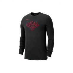Koszulka sportowa męska Nike Nba Chicago Bulls Courtside. Czarne t-shirty sportowe męskie Nike, m, bez wzorów, sportowe, bez ramiączek. Za 265.00 zł.