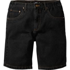 Bermudy dżinsowe Classic Fit bonprix czarny. Jeansy męskie marki bonprix. Za 49.99 zł.