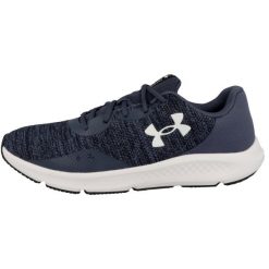 Buty do biegania męskie Under Armour Charged Pursuit 3 Twist. Czarne buty do biegania męskie Under Armour, bez wzorów, z materiału, bez zapięcia, do biegania. Za 283.00 zł.