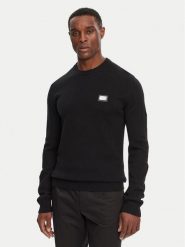 Dolce&Gabbana Sweter GXO39T JEMQ4 Czarny Regular Fit. Czarne kardigany męskie Dolce&Gabbana, m, bez wzorów, z wełny, bez ramiączek. Za 2,999.00 zł.
