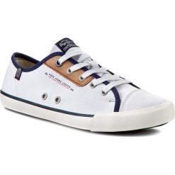 Tenisówki PEPE JEANS - Britt Classic PMS30104 White 800. Trampki męskie Pepe Jeans. W wyprzedaży za 159.00 zł.