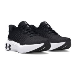 Buty do biegania męskie Under Armour Infinite Elite. Czarne buty do biegania męskie Under Armour, bez wzorów, bez zapięcia, do biegania. Za 339.99 zł.